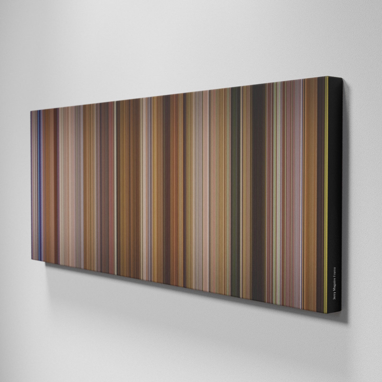 Side view of Buff's of Jerry Maguire Frome on the wall