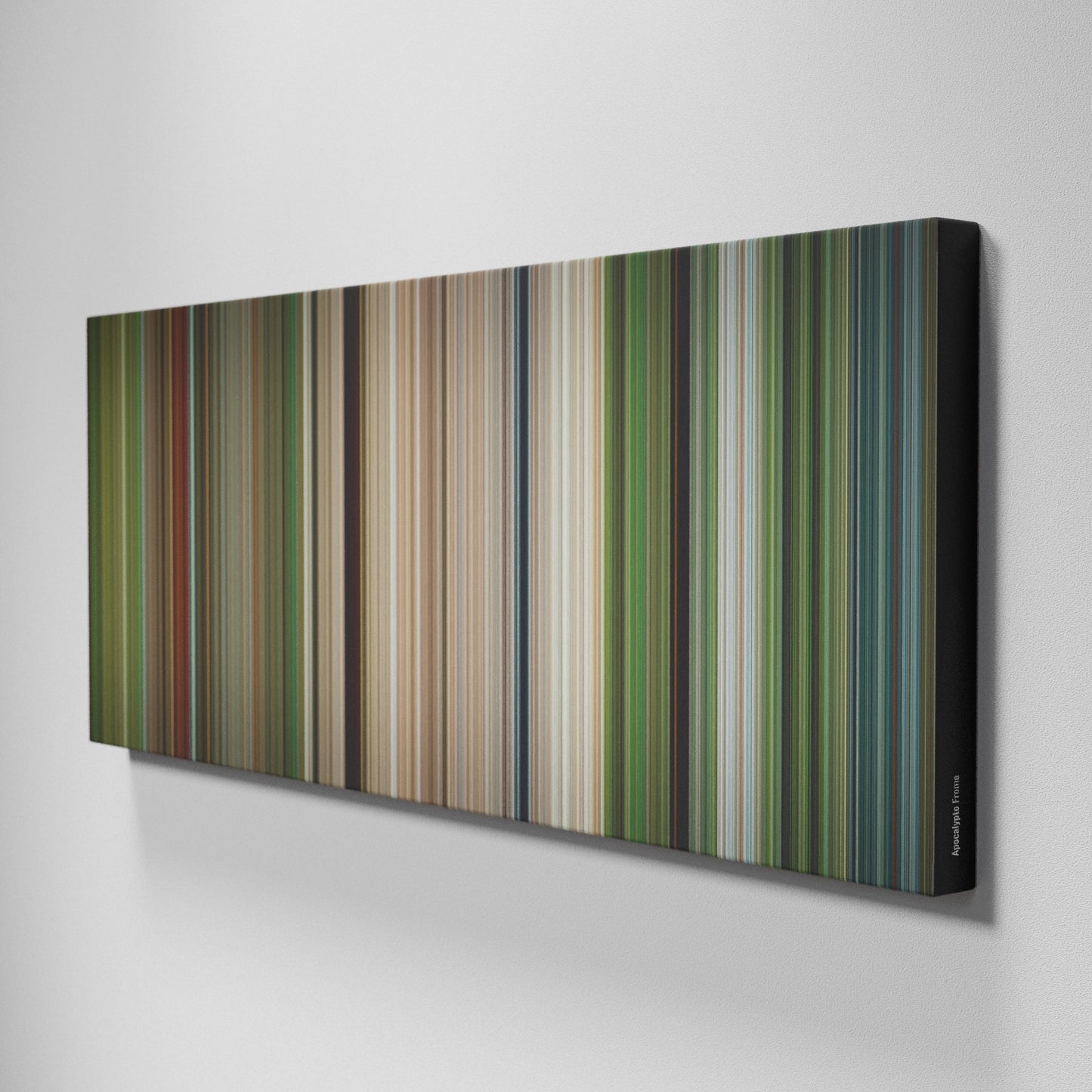 Side view of Buff's of Apocalypto Frome on the wall