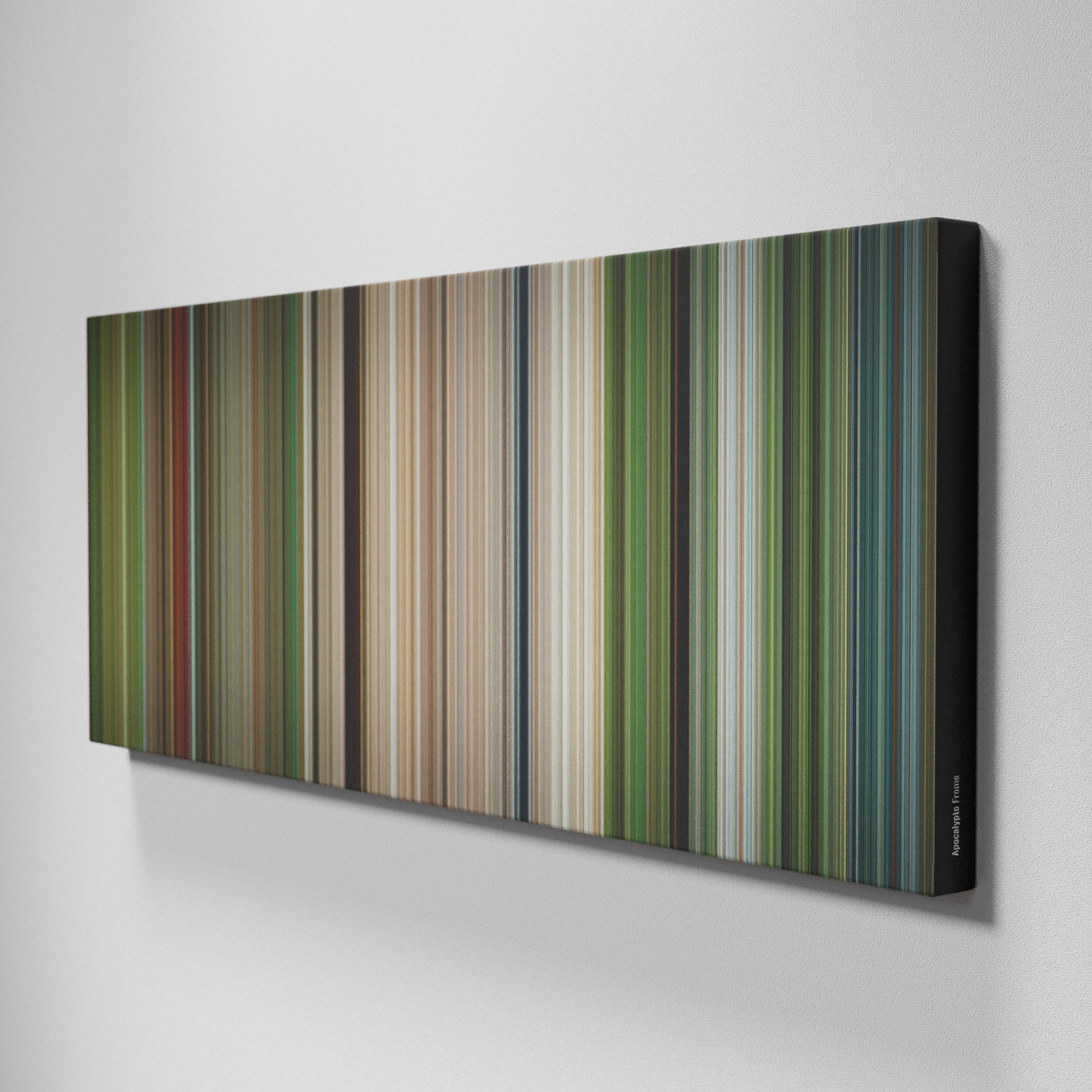 Side view of Buff's of Apocalypto Frome on the wall