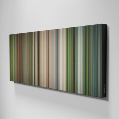 Side view of Buff's of Apocalypto Frome on the wall