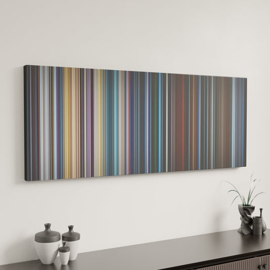 Minimal interior design with Valerian and the City of a Thousand Planets Frome on the wall