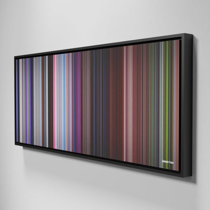 Side view of Framed Buff's of Zoolander Frome on the wall