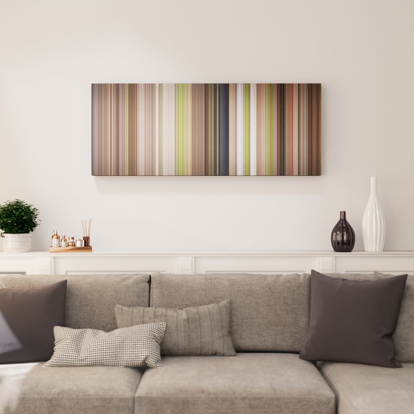 Living room interior with Wedding Crashers Frome on the wall