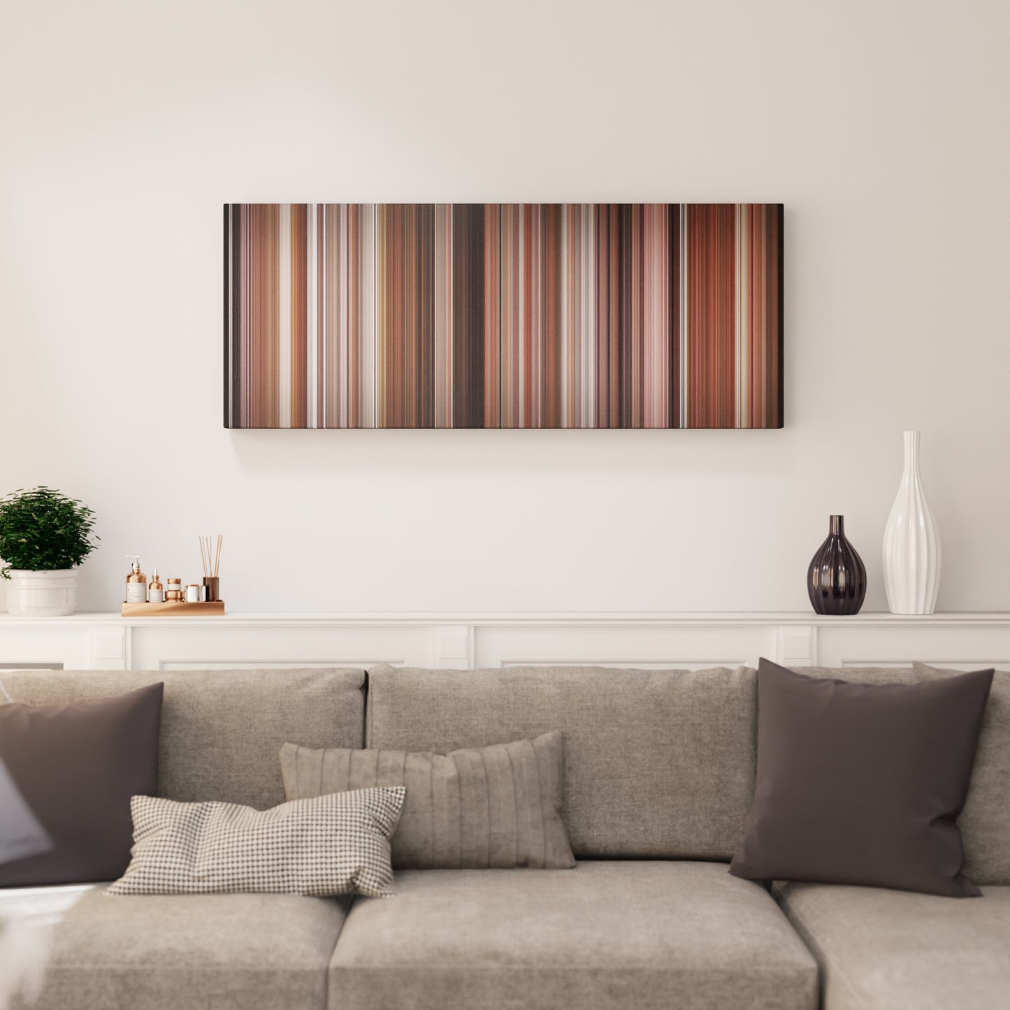 Living room interior with A Christmas Story Frome on the wall