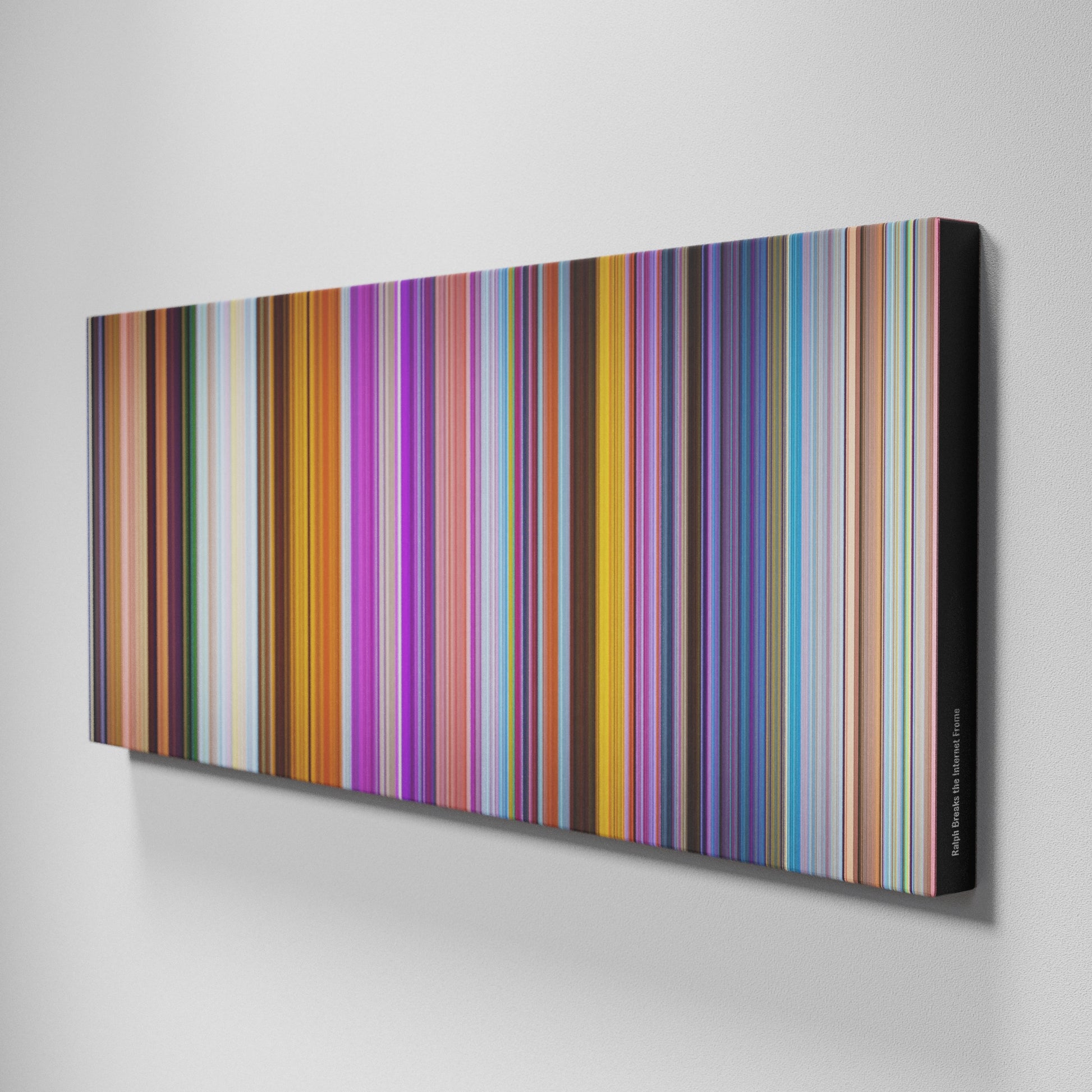 Side view of Buff's of Ralph Breaks the Internet Frome on the wall