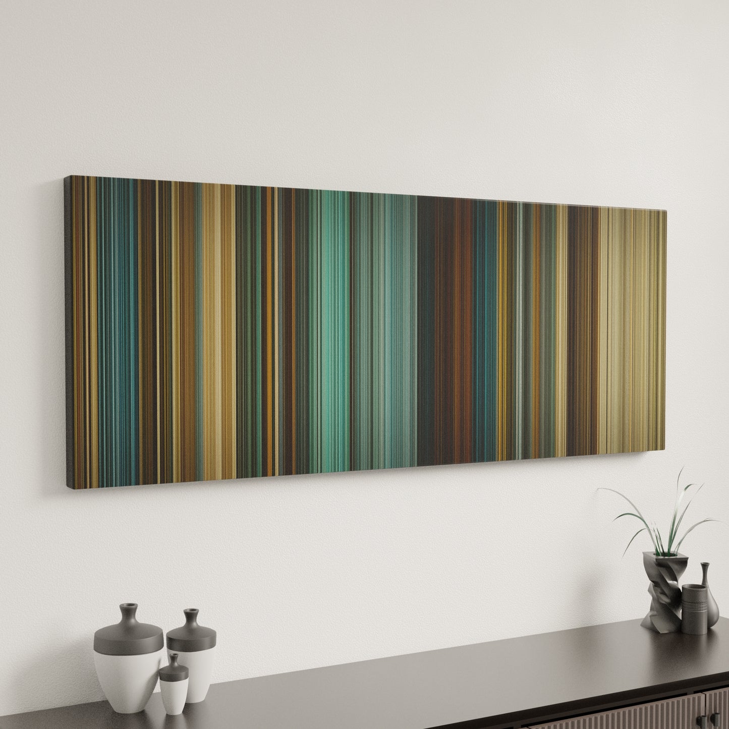 Minimal interior design with 300: Rise of an Empire Frome on the wall