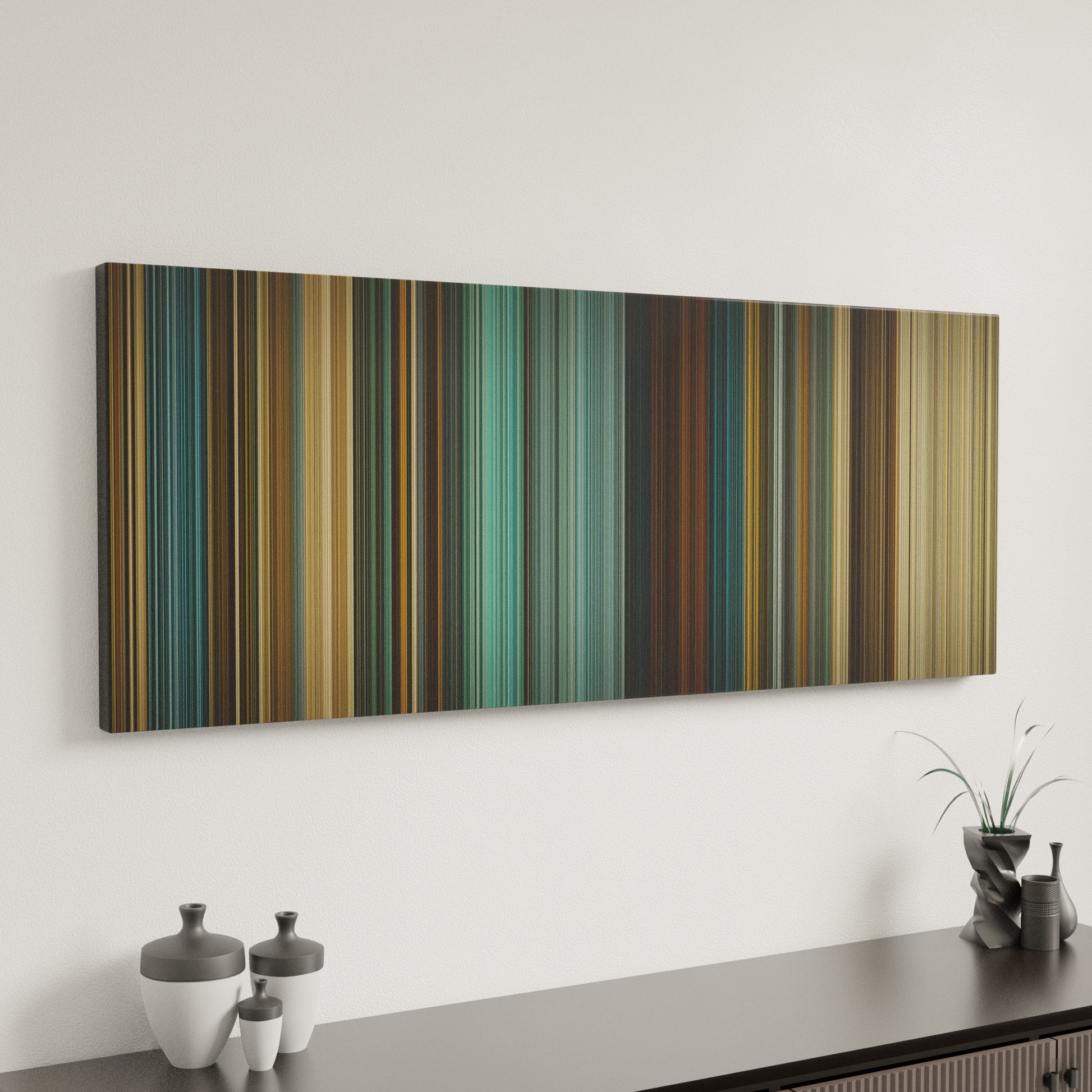 Minimal interior design with 300: Rise of an Empire Frome on the wall