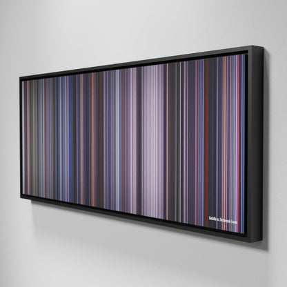 Side view of Framed Buff's of Godzilla vs. Destoroyah Frome on the wall