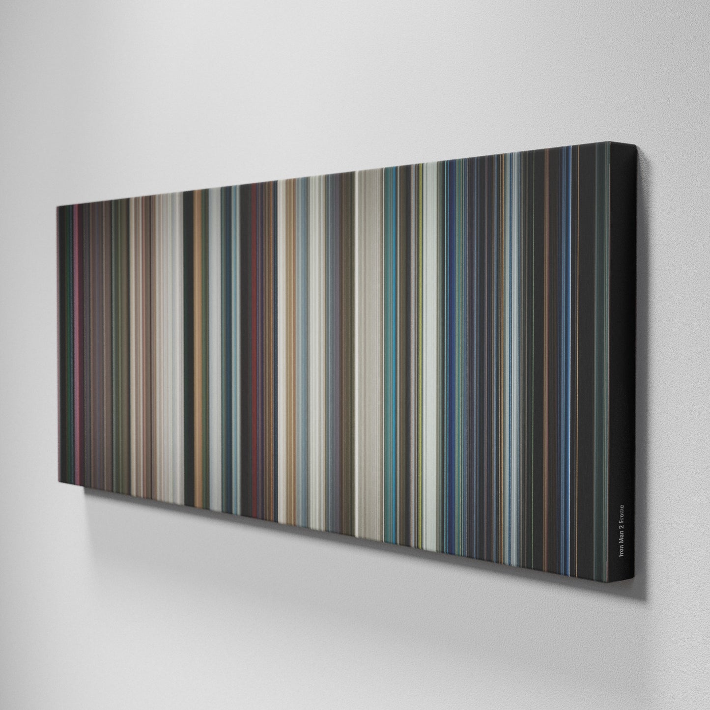 Side view of Buff's of Iron Man 2 Frome on the wall