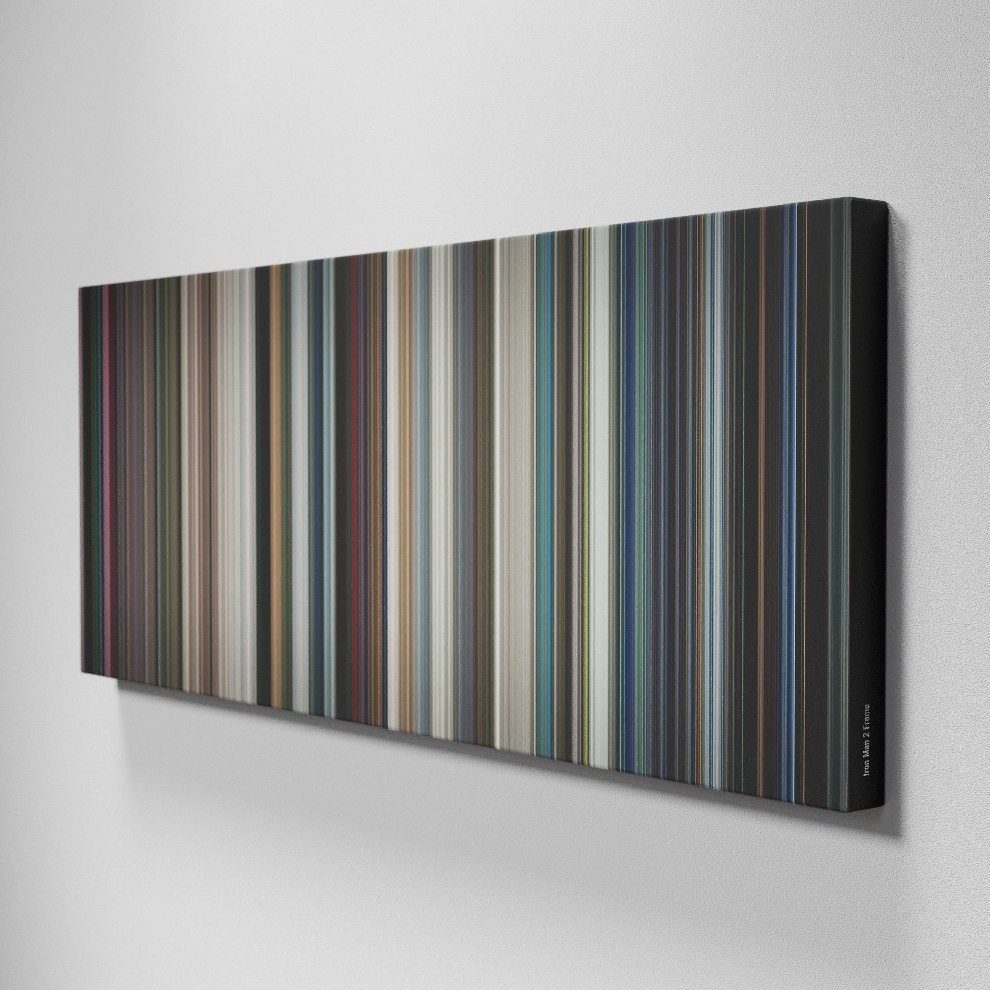 Side view of Buff's of Iron Man 2 Frome on the wall