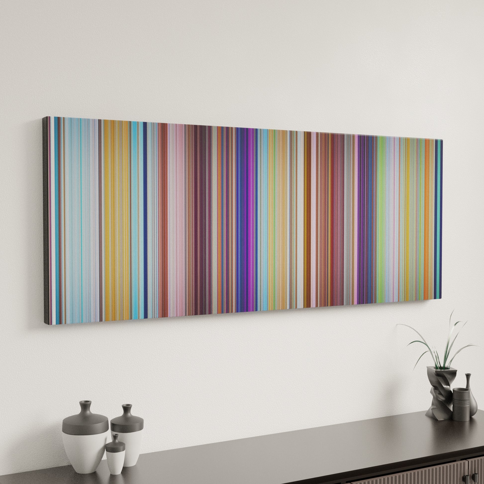 Minimal interior design with The Peanuts Movie Frome on the wall