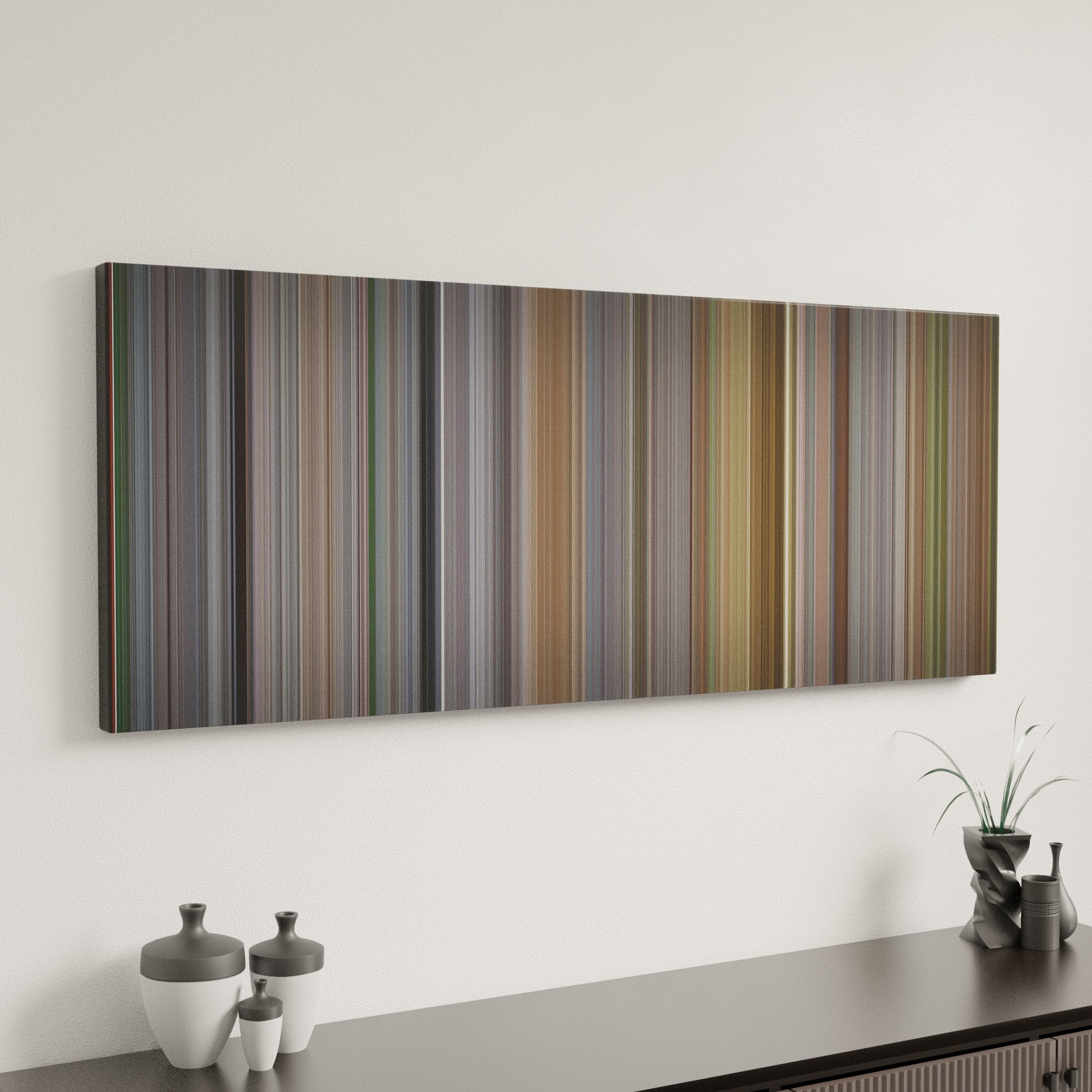 Minimal interior design with I Heart Huckabees Frome on the wall