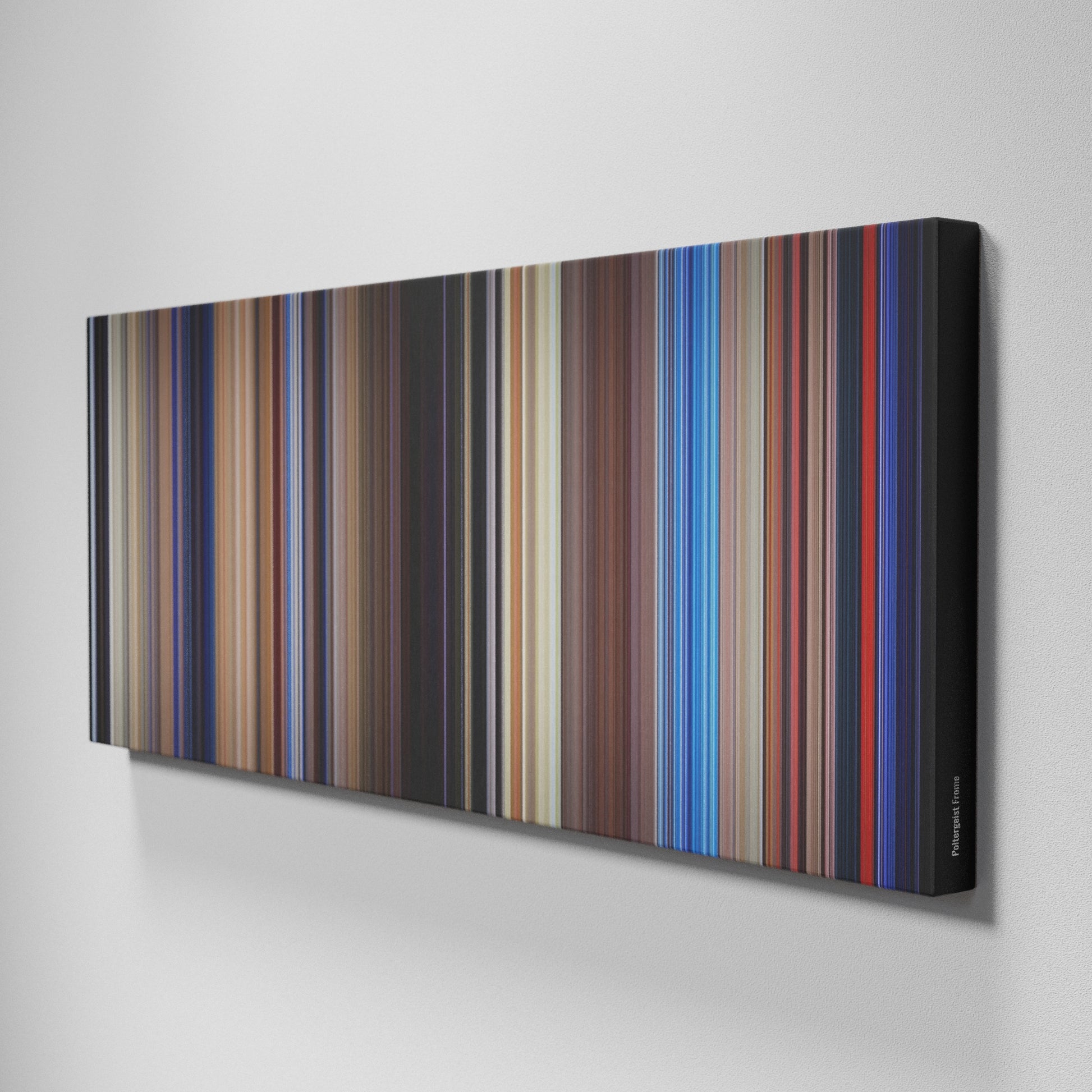 Side view of Buff's of Poltergeist Frome on the wall