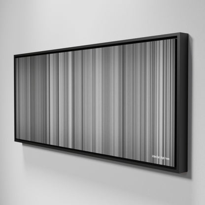 Side view of Framed Buff's of A Hard Day's Night Frome on the wall