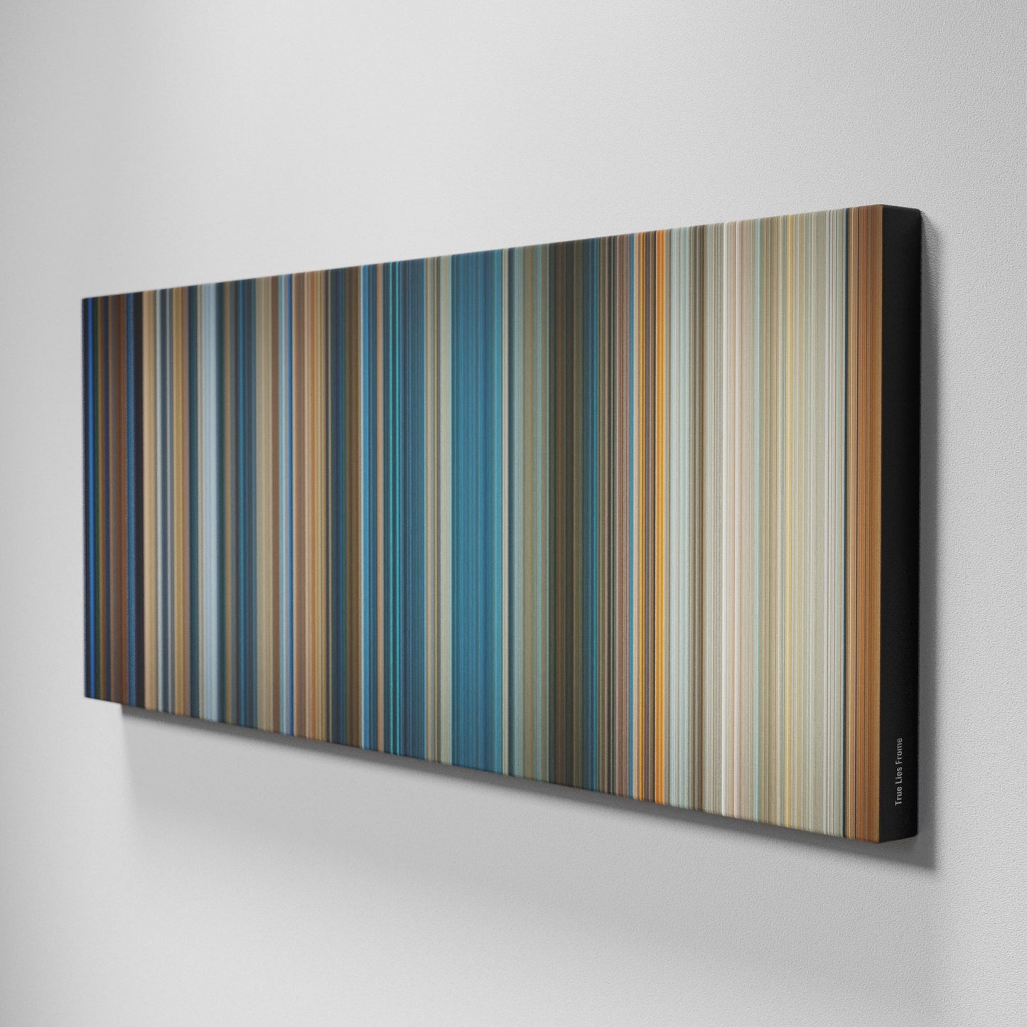 Side view of Buff's of True Lies Frome on the wall