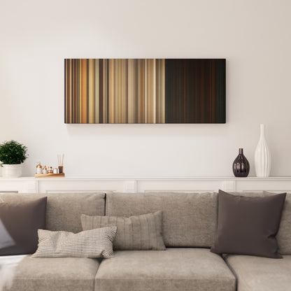 Living room interior with The Texas Chainsaw Massacre: The Beginning Frome on the wall