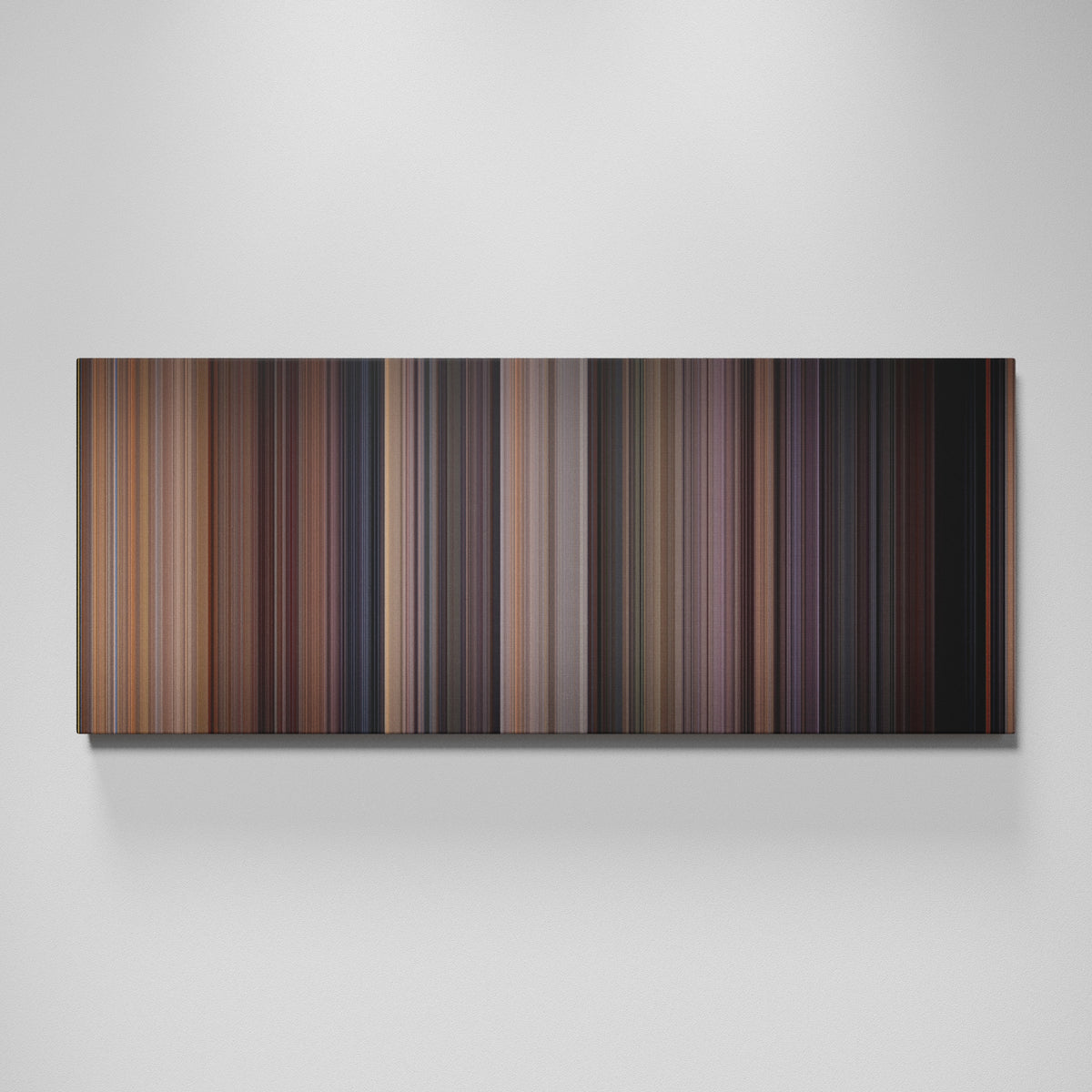 Rear Window movie canvas wall art - color palette print