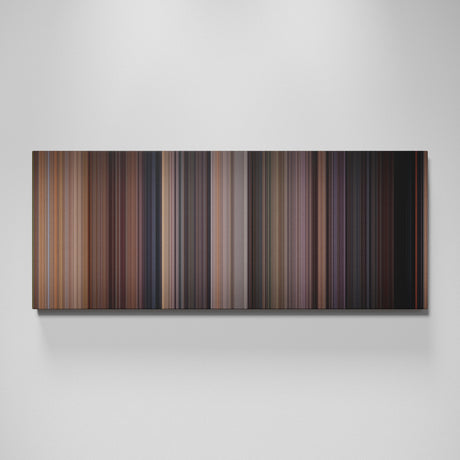Rear Window movie canvas wall art - color palette print