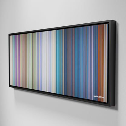 Side view of Framed Buff's of Robin Hood Frome on the wall