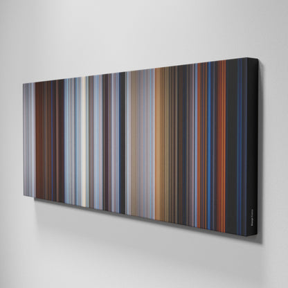 Side view of Buff's of Always Frome on the wall