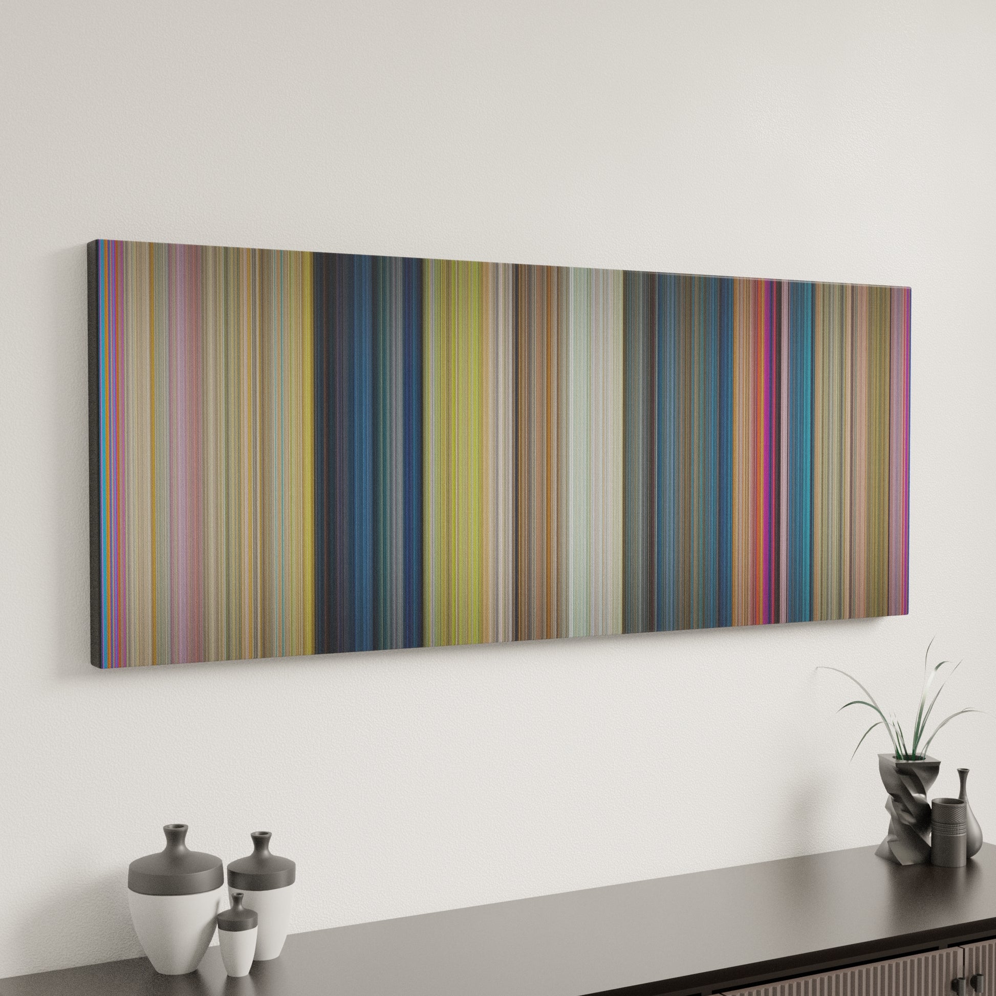 Minimal interior design with The Aristocats Frome on the wall