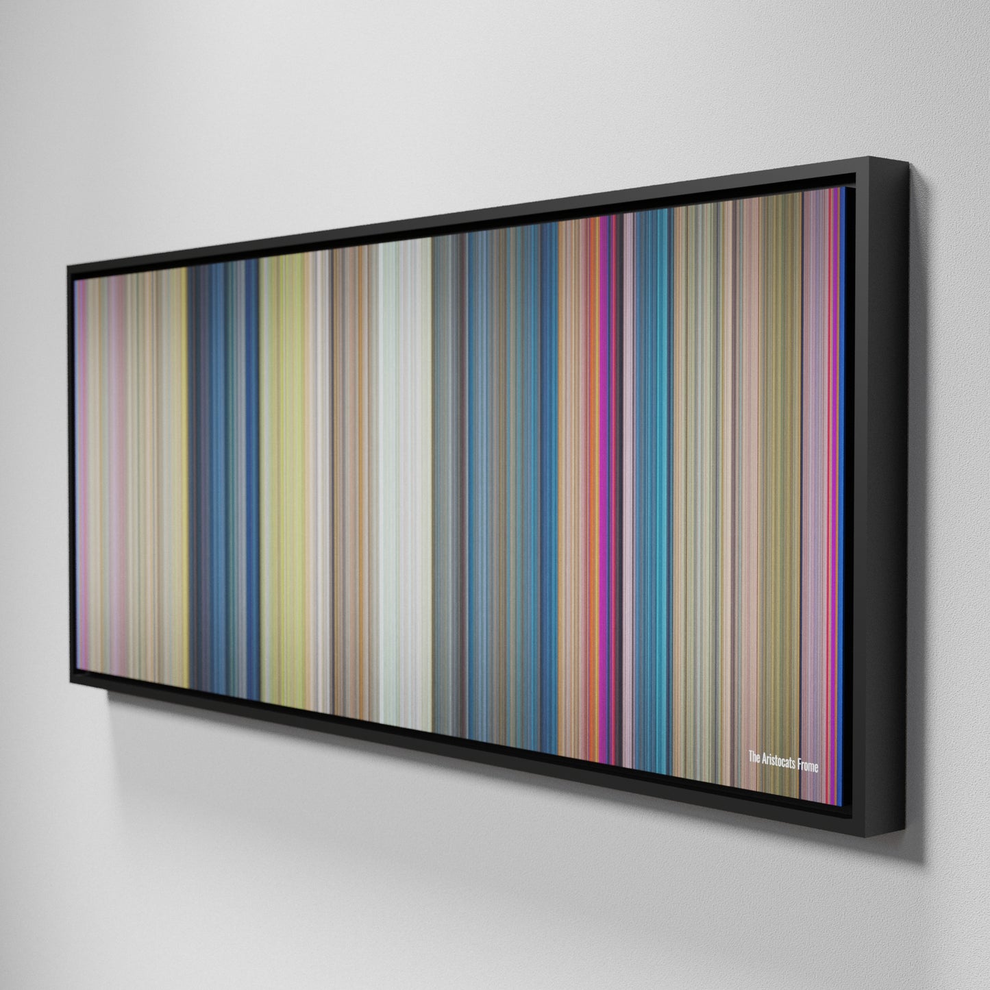 Side view of Framed Buff's of The Aristocats Frome on the wall