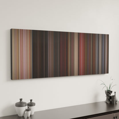 Minimal interior design with Adventures in Babysitting Frome on the wall