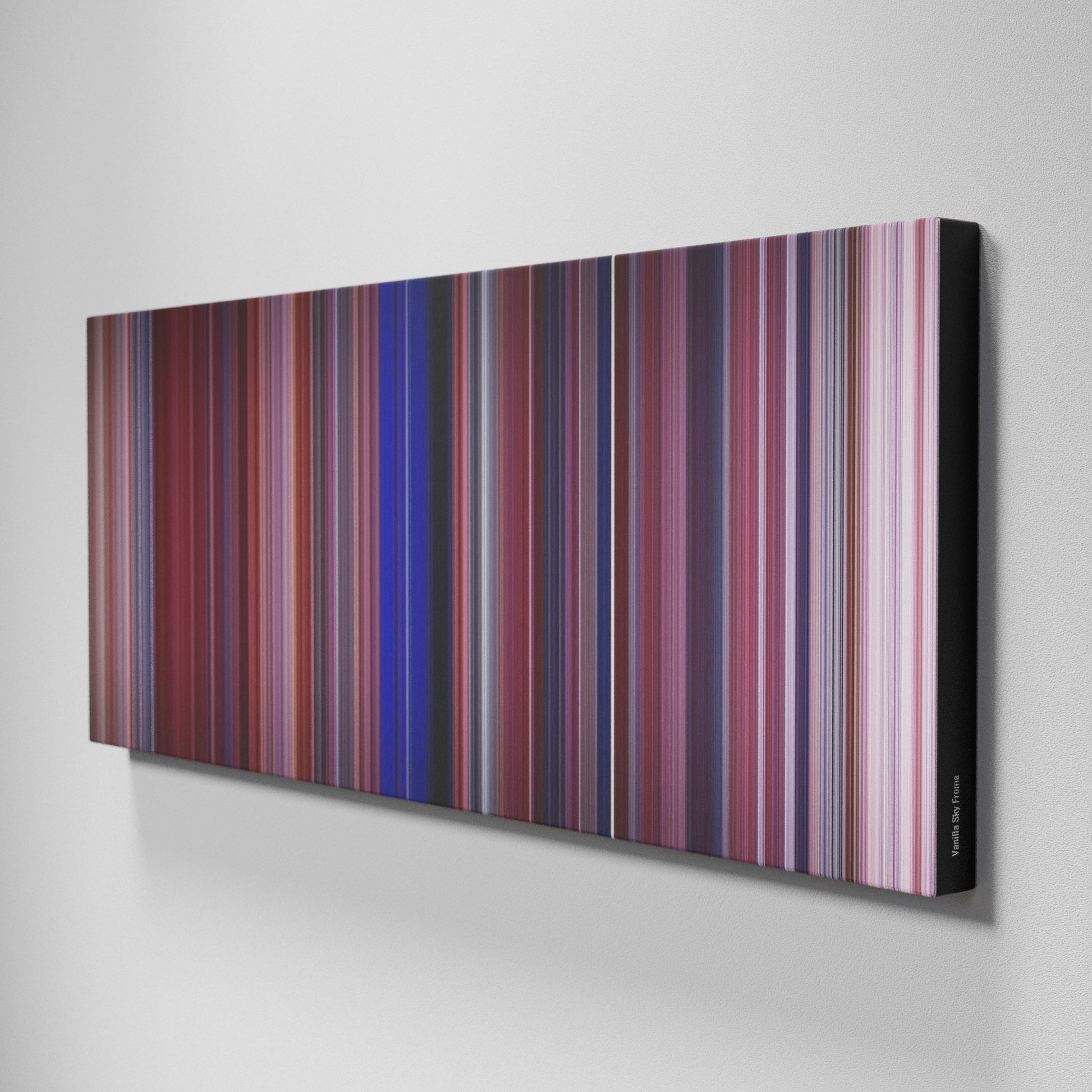 Side view of Buff's of Vanilla Sky Frome on the wall