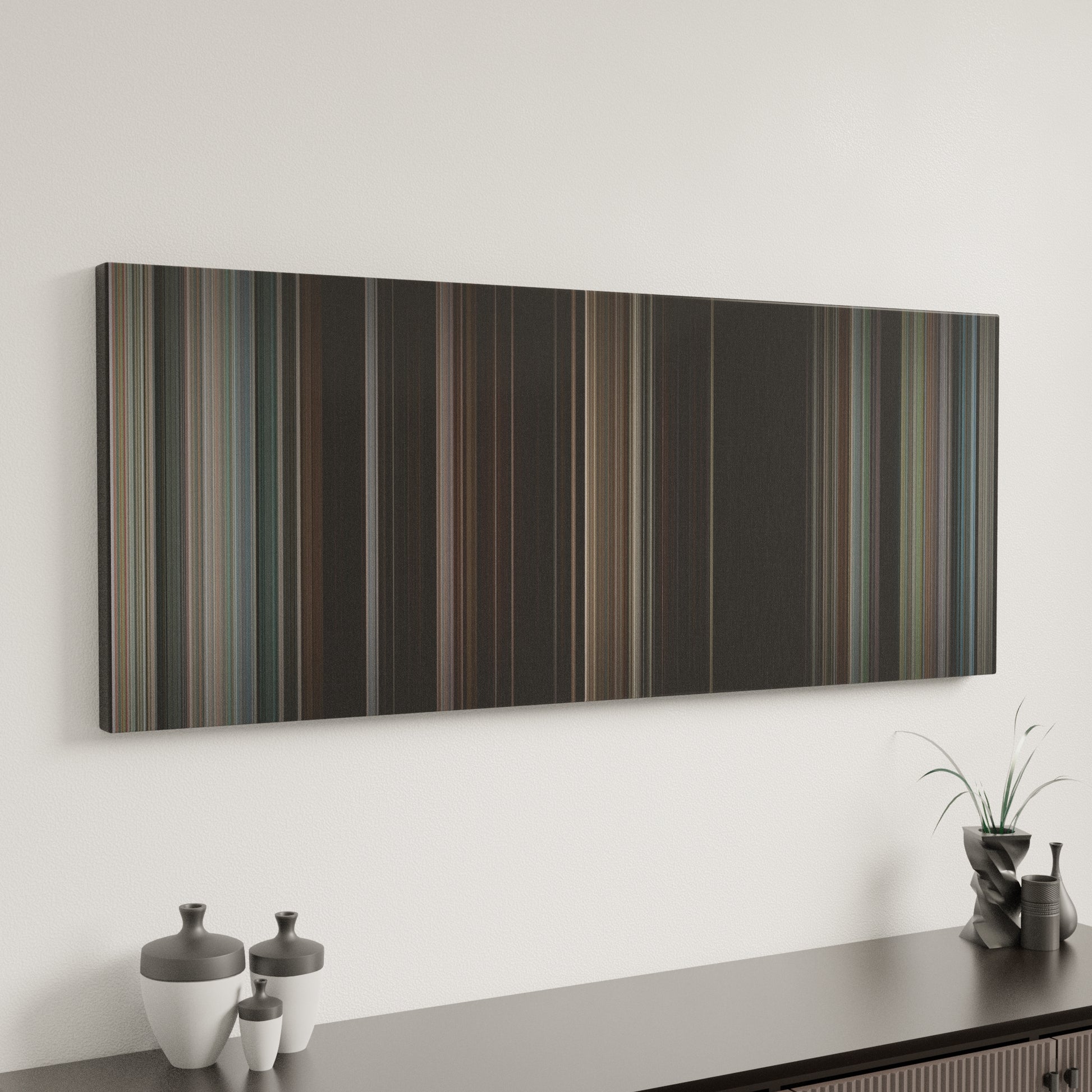 Minimal interior design with The Great Escape Frome on the wall