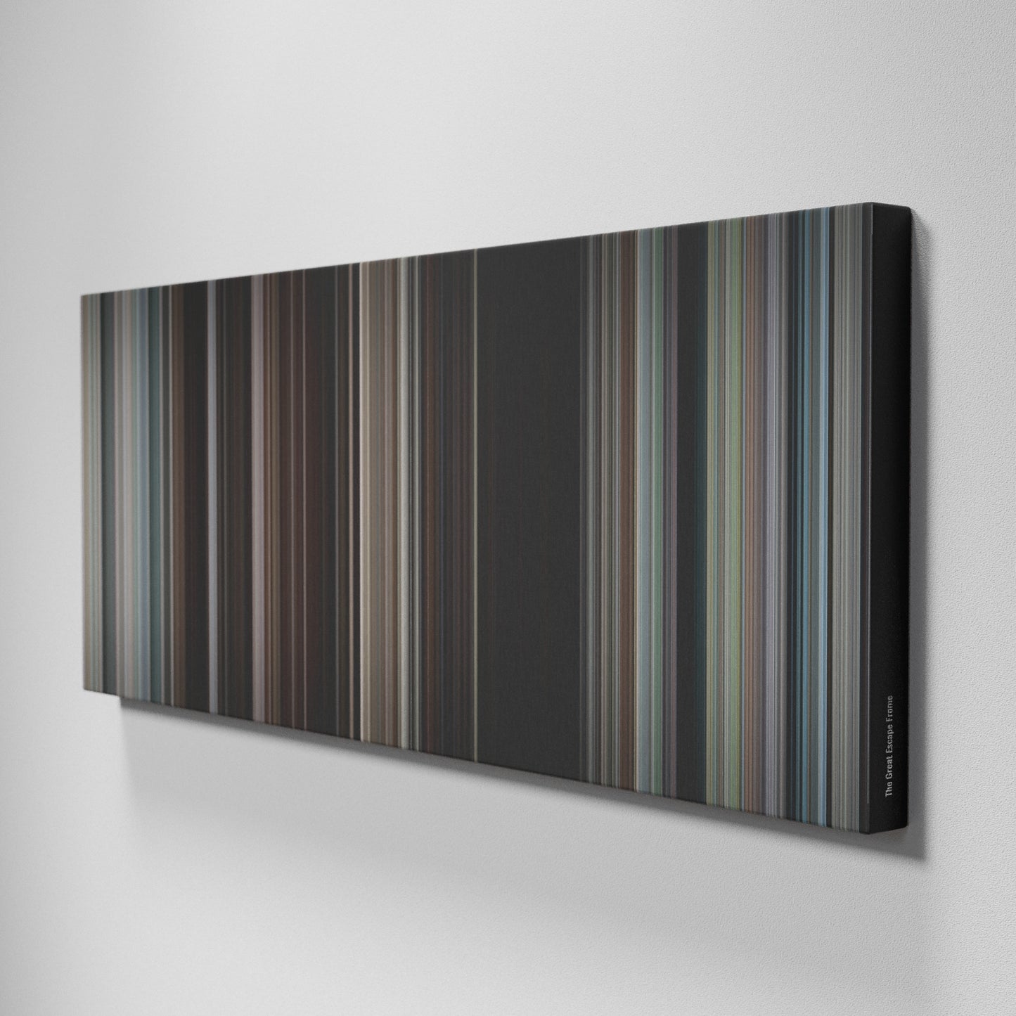 Side view of Buff's of The Great Escape Frome on the wall