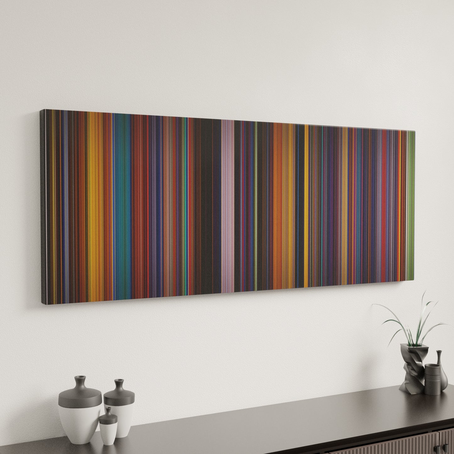 Minimal interior design with The Secret of NIMH Frome on the wall