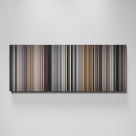 Memento movie canvas wall art - color palette print
