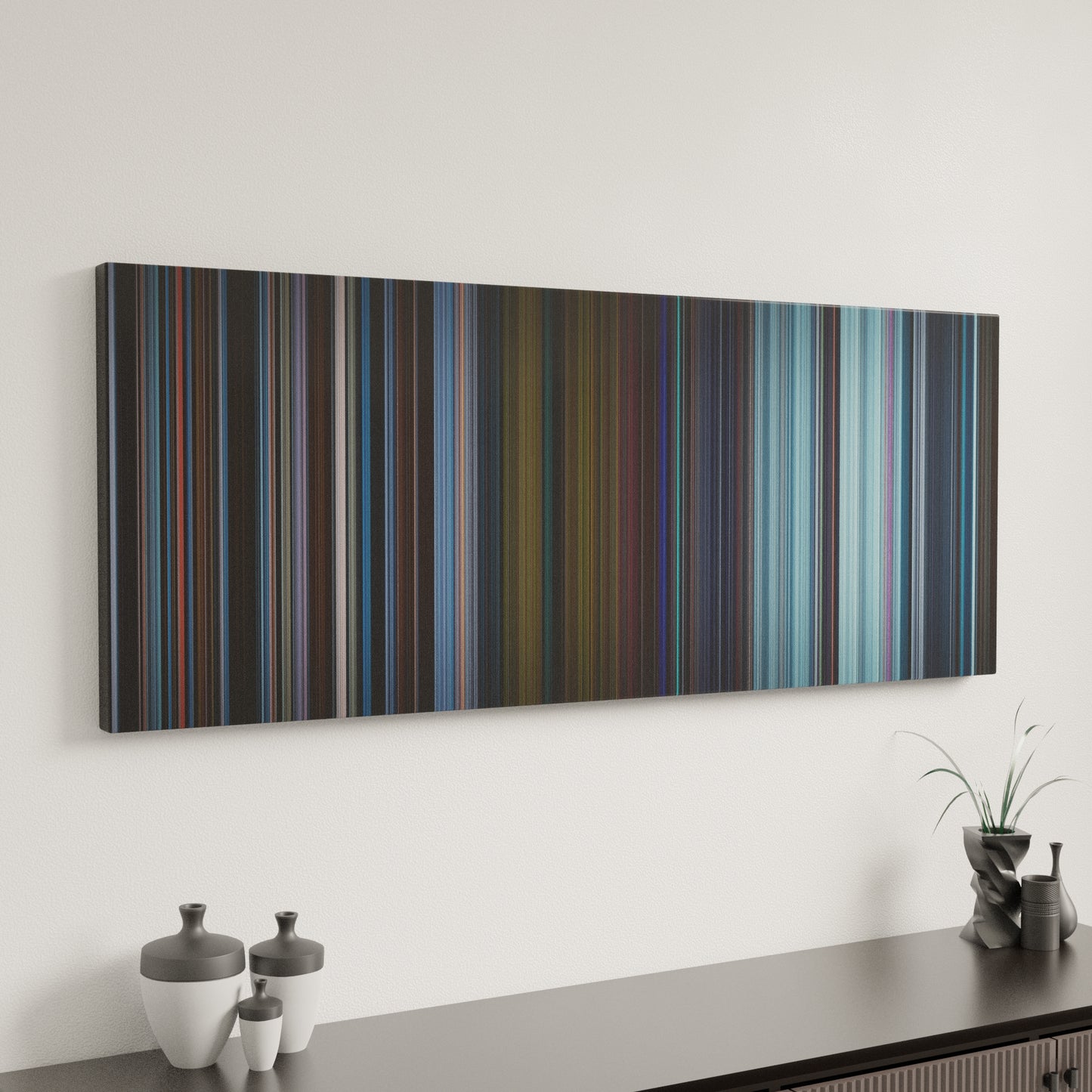 Minimal interior design with Charlie and the Chocolate Factory Frome on the wall