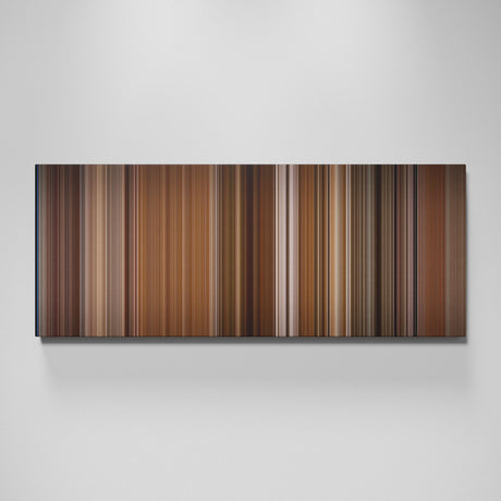Before Sunset movie canvas wall art - color palette print