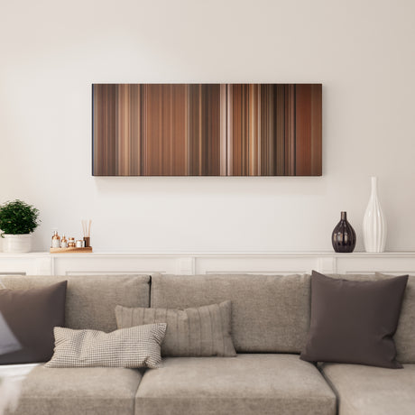 Before Sunset canvas print in living room - film wall decor