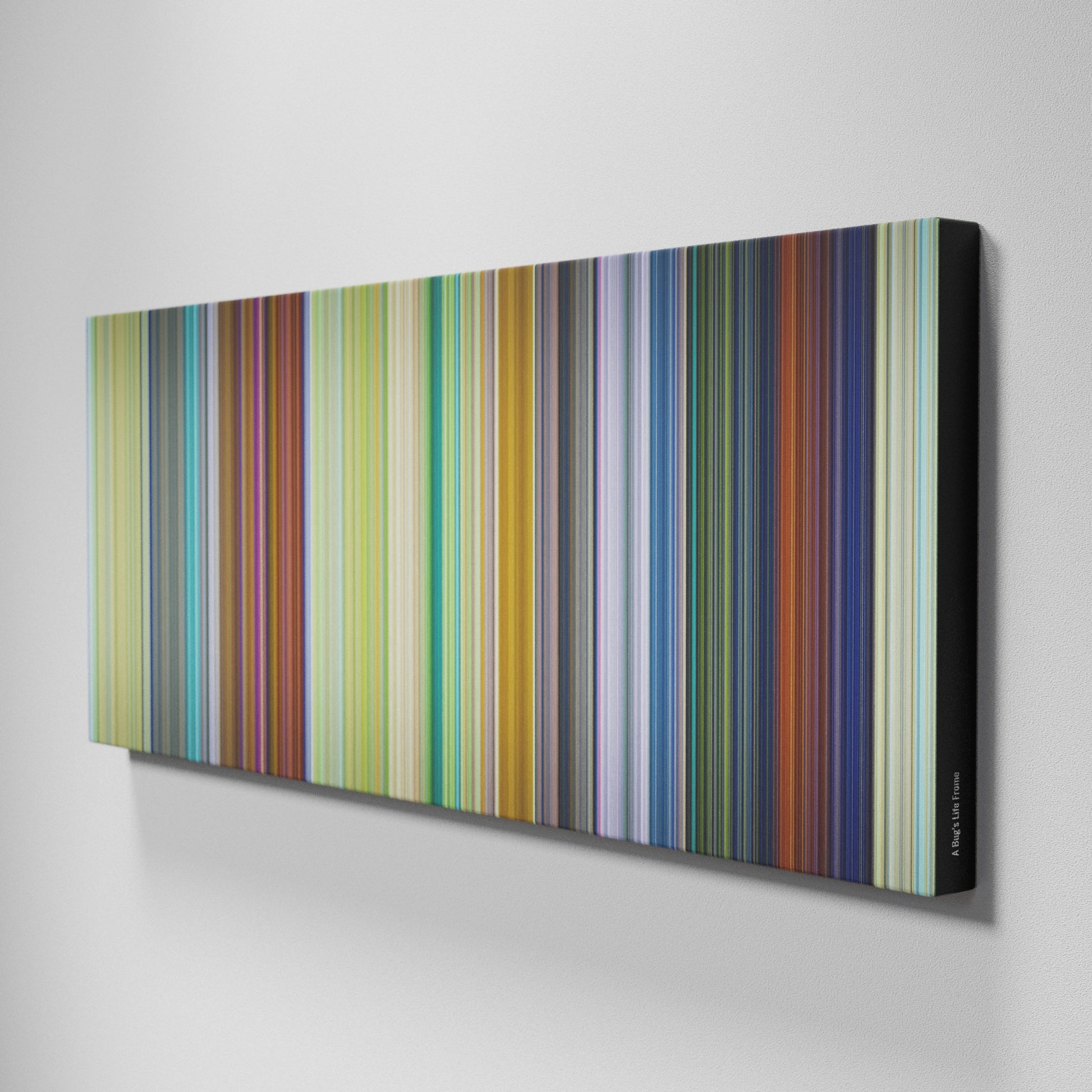 Side view of Buff's of A Bug's Life Frome on the wall