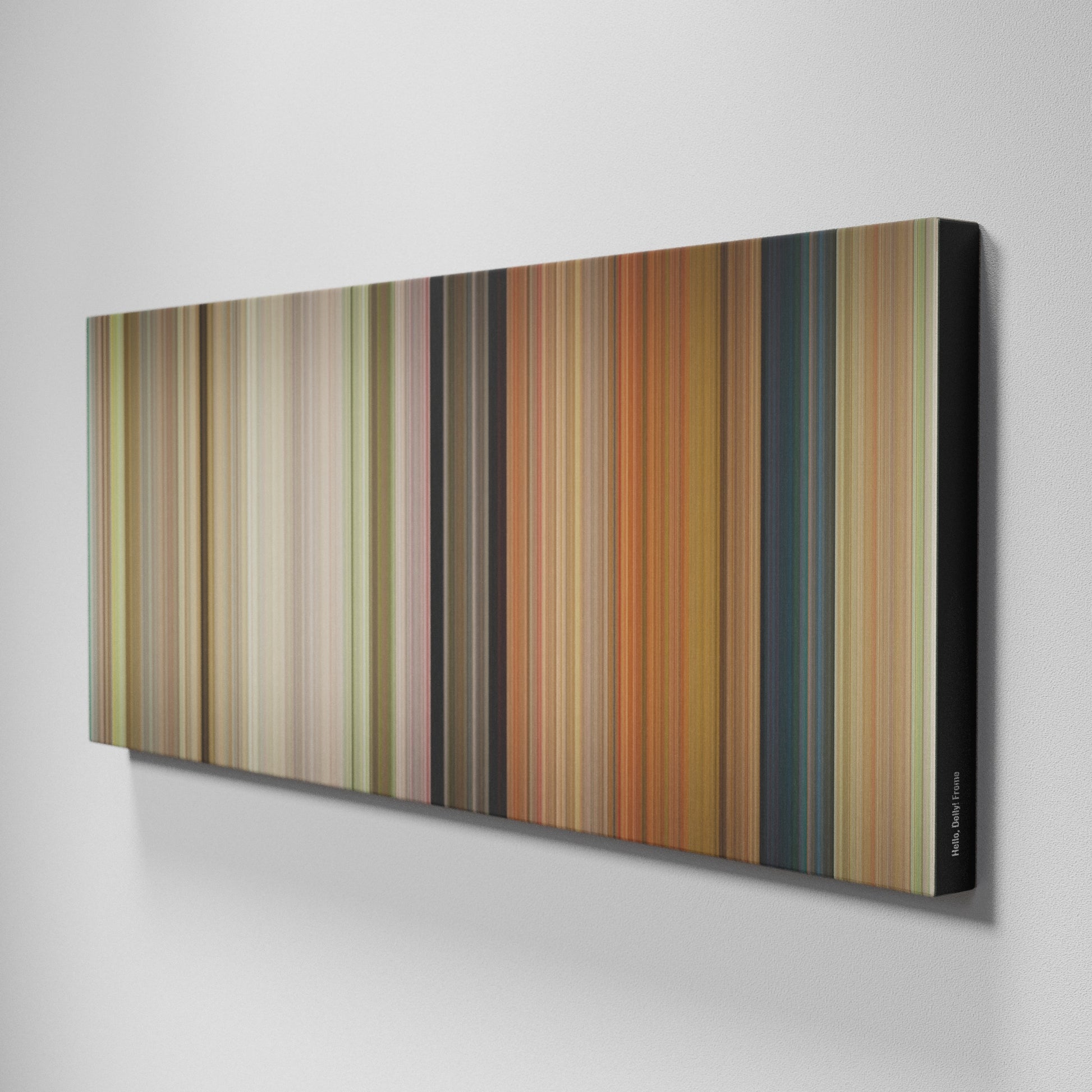 Side view of Buff's of Hello, Dolly! Frome on the wall