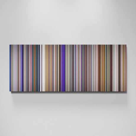 Black Is King movie canvas wall art - color palette print