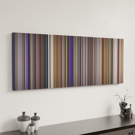 Black Is King canvas art in modern interior - movie color palette