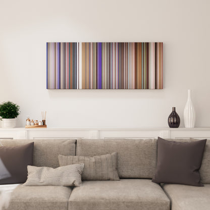 Living room interior with Black Is King Frome on the wall