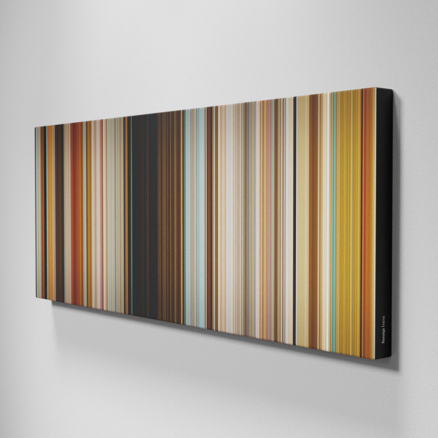 Side view of Buff's of Revenge Frome on the wall