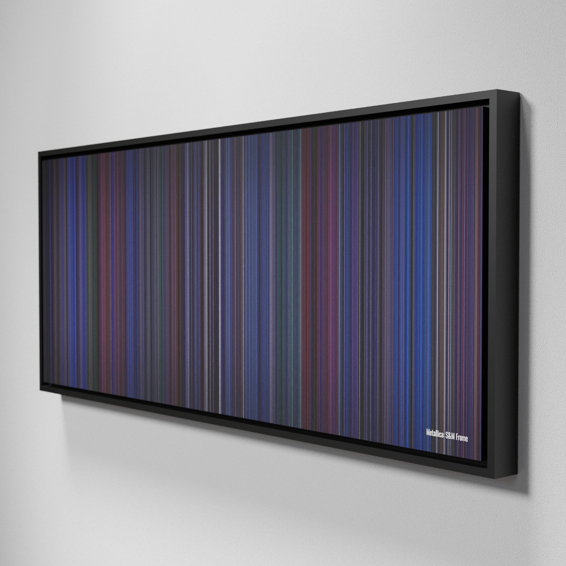 Side view of Framed Buff's of Metallica: S&M Frome on the wall