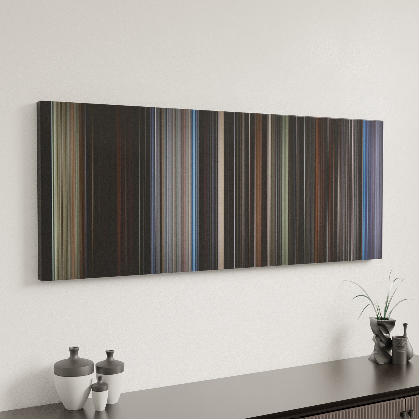 Minimal interior design with The Last Starfighter Frome on the wall