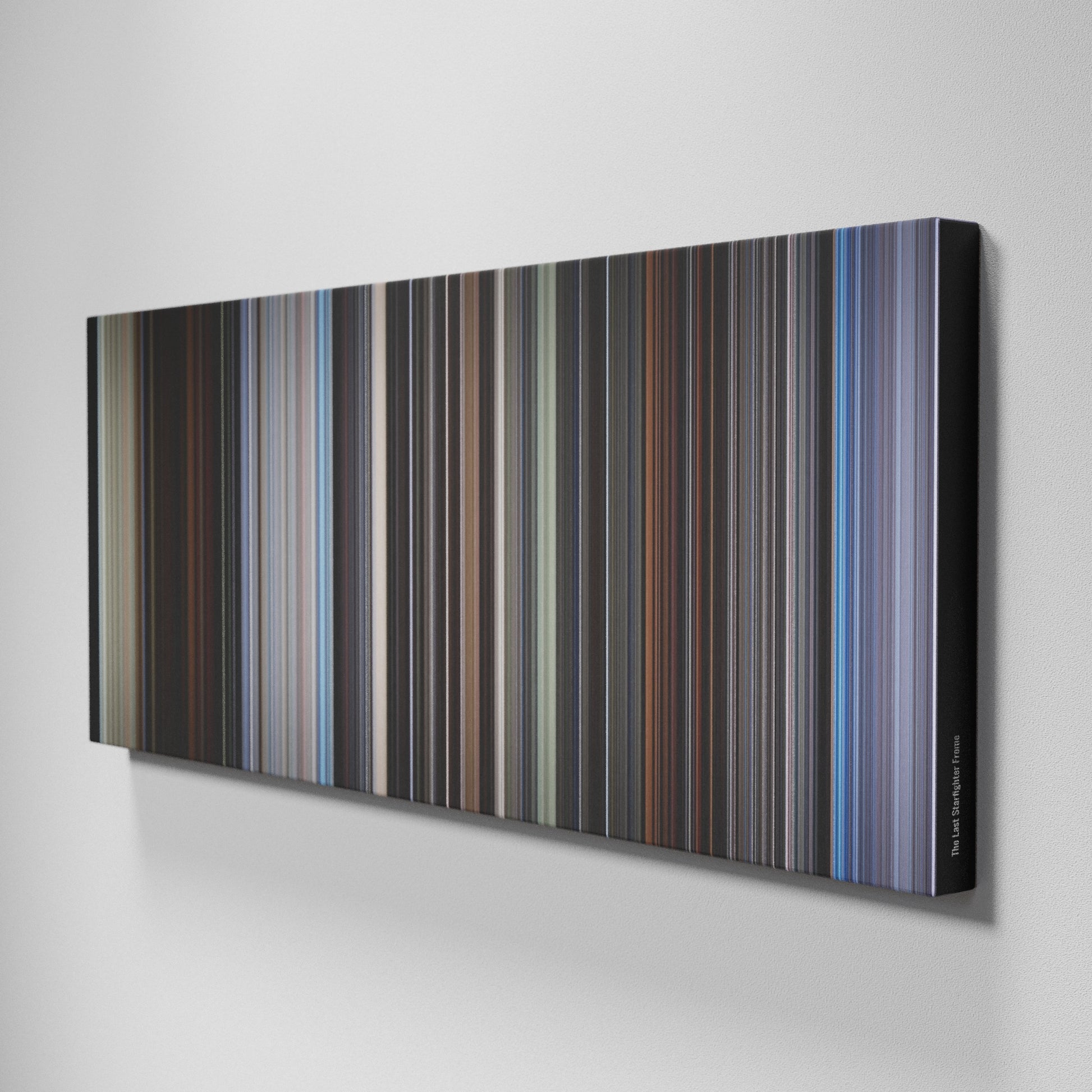 Side view of Buff's of The Last Starfighter Frome on the wall