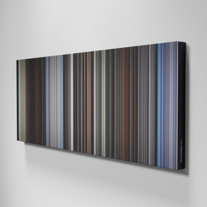 Side view of Buff's of The Last Starfighter Frome on the wall