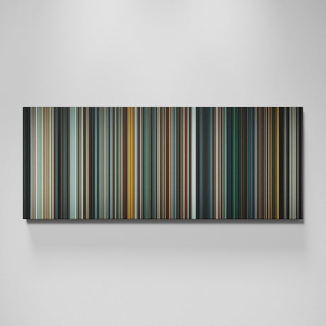 Batman v Superman: Dawn of Justice movie canvas wall art - color palette print