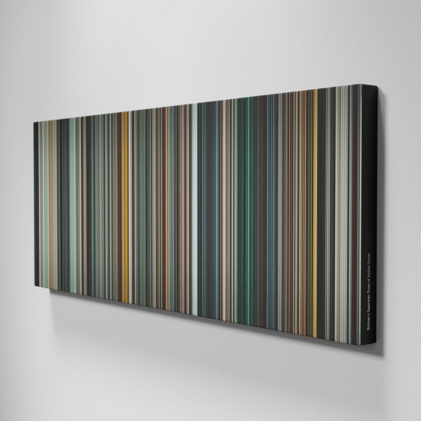 Side view of Buff's of Batman v Superman: Dawn of Justice Frome (Ultimate Edition) on the wall