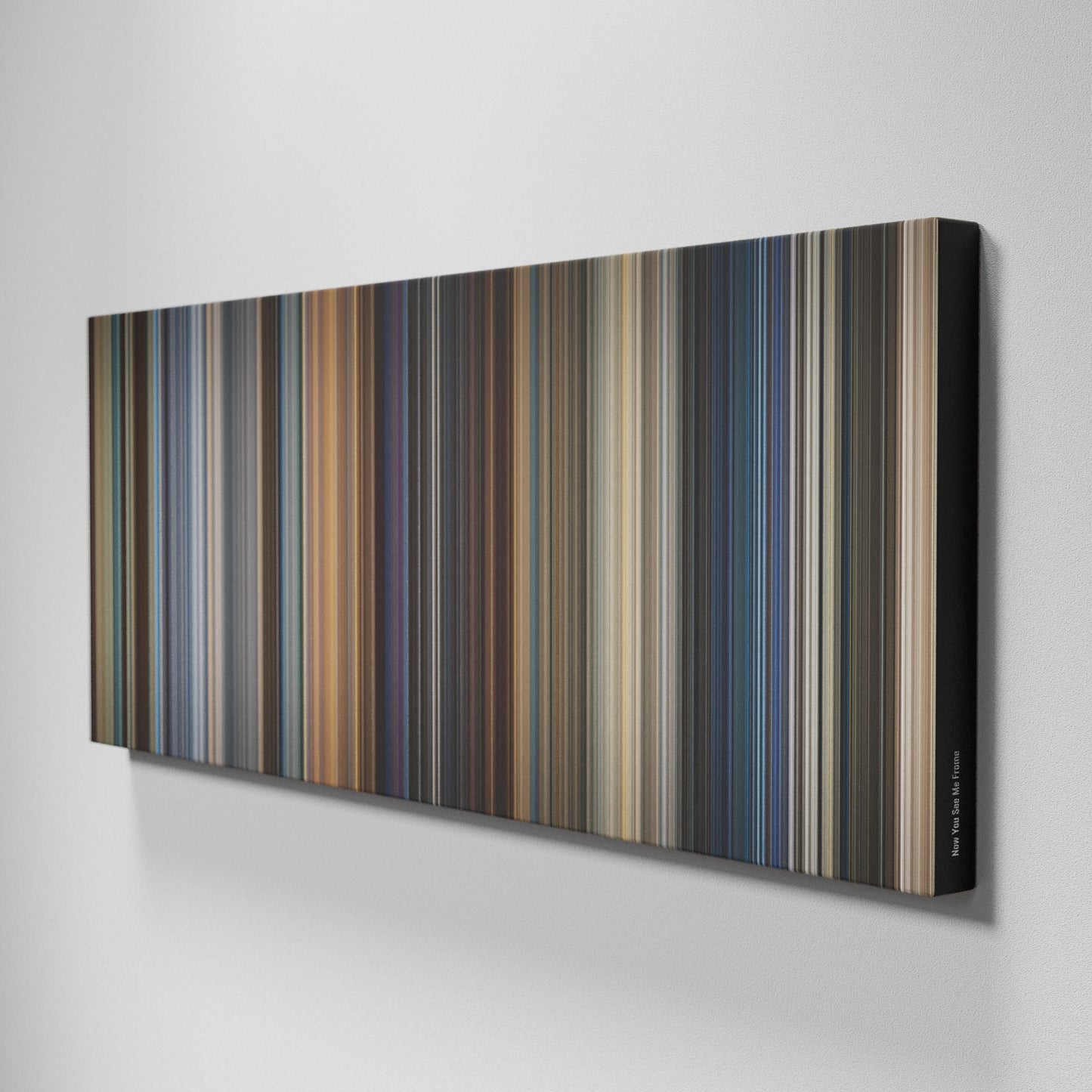 Side view of Buff's of Now You See Me Frome on the wall