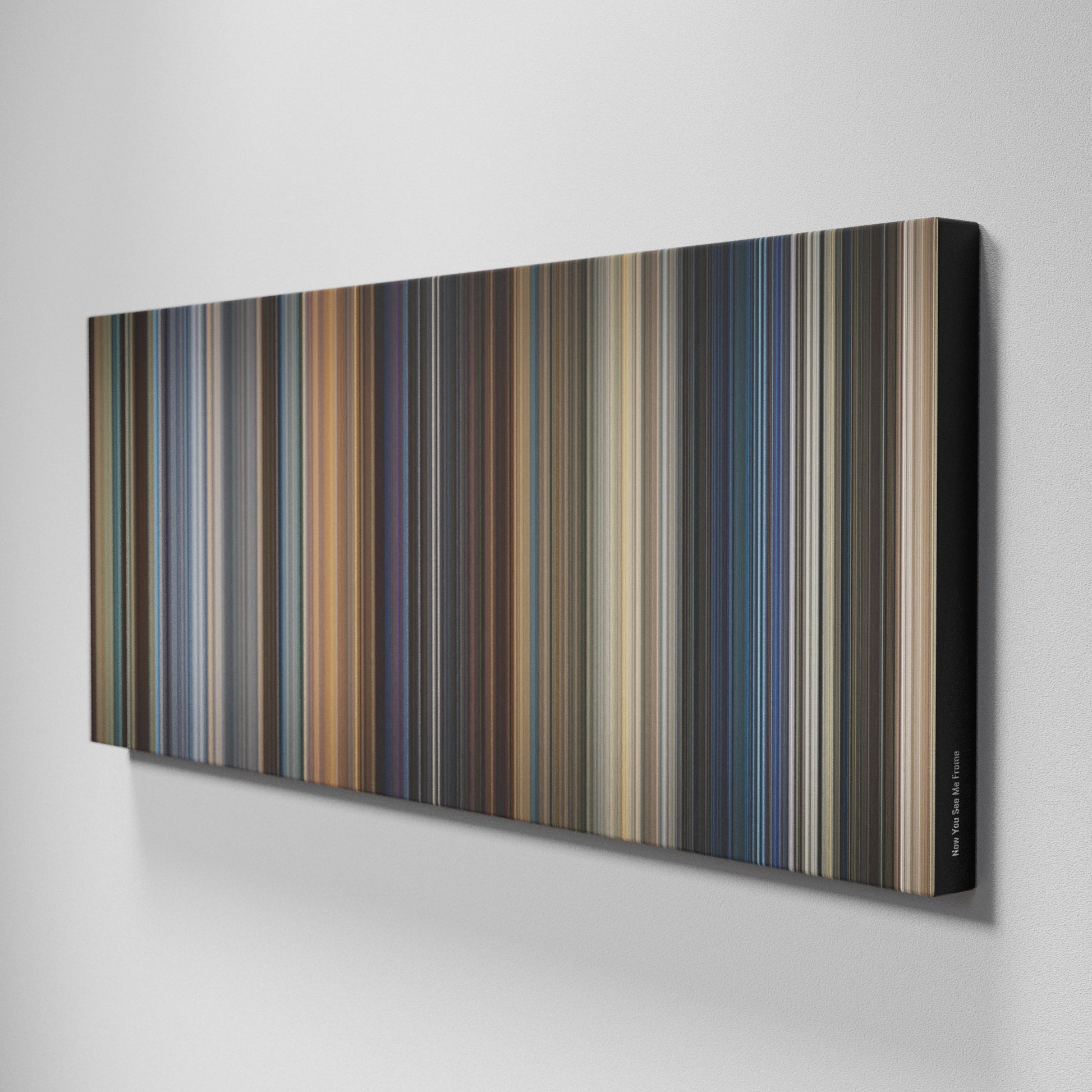 Side view of Buff's of Now You See Me Frome on the wall