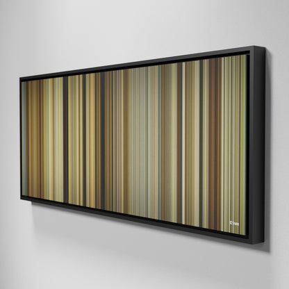 Side view of Framed Buff's of 42 Frome on the wall